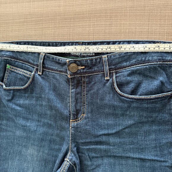 Tommy Hilfiger - Spirit Flare Dark Wash Jeans -Size 14R - Picture 8 of 14